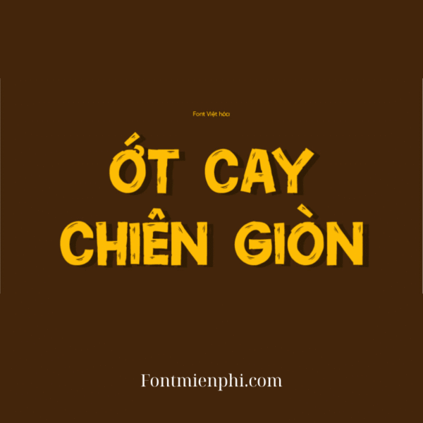 Font Việt hóa 1FTV VIP Potato Chips