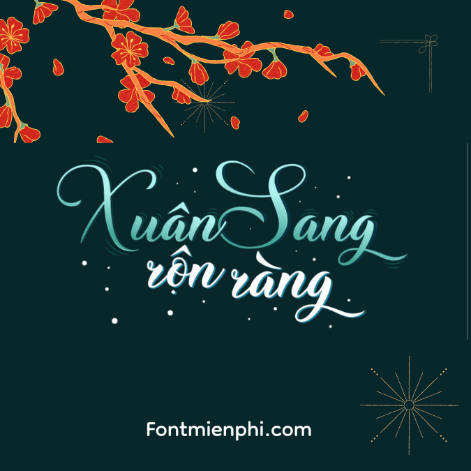 Font Việt hóa 1FTV VIP Christmas Wish Calligraphy, font Tết 1 Font Việt hóa 1FTV VIP Christmas Wish Calligraphy, font Tết