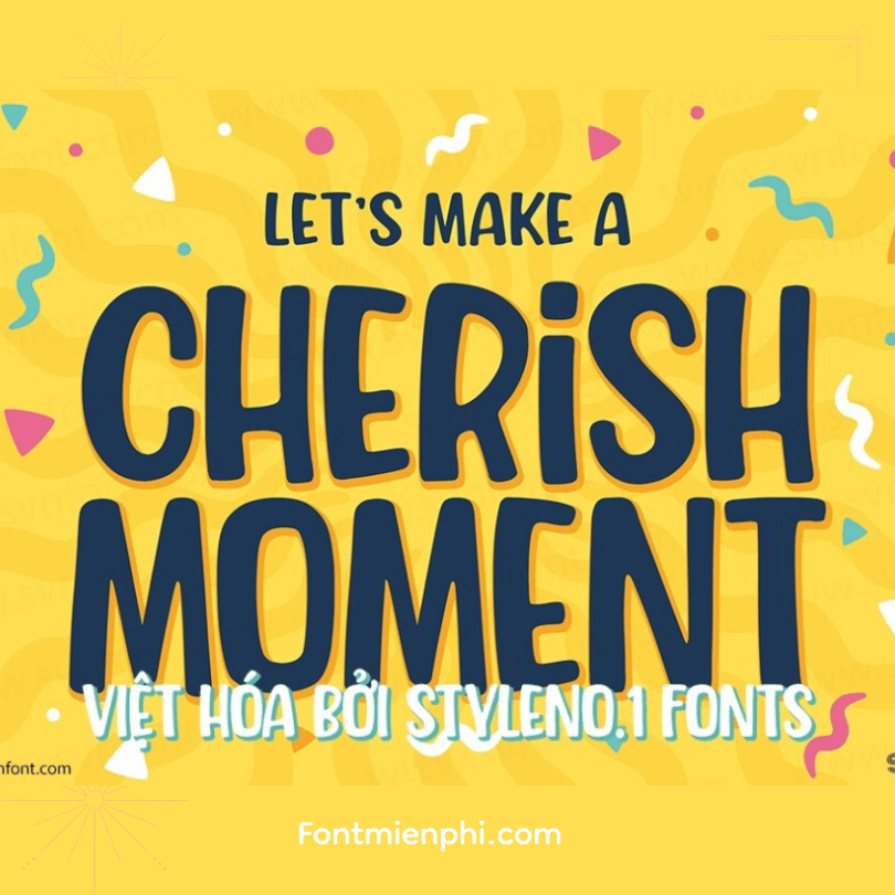 Việt hóa font SVN Cherish Moment 1 Việt hóa font SVN Cherish Moment