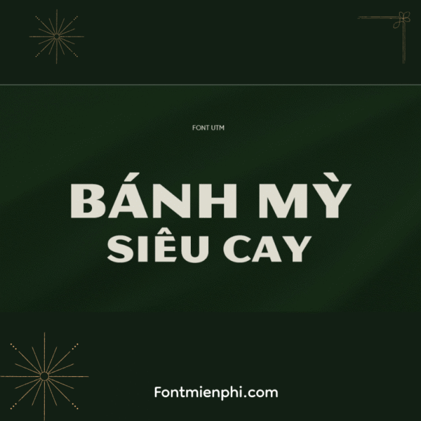 Font Việt hóa UTM Magnesium