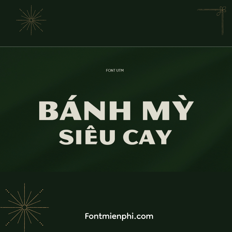 Font Việt hóa UTM Magnesium 1 Font Việt hóa UTM Magnesium
