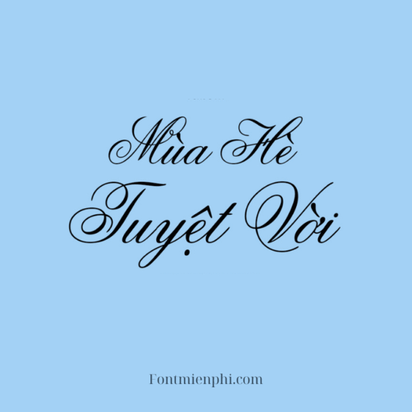 Font Việt hóa VIP Nura Asyifa