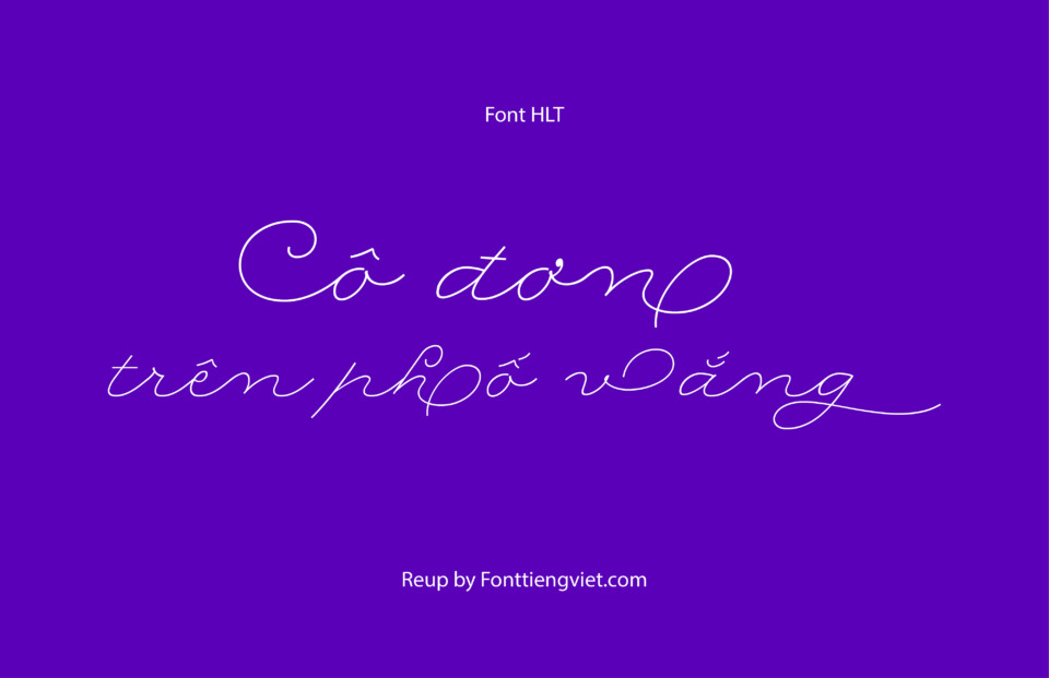 Font Việt hóa HLT RollingPen