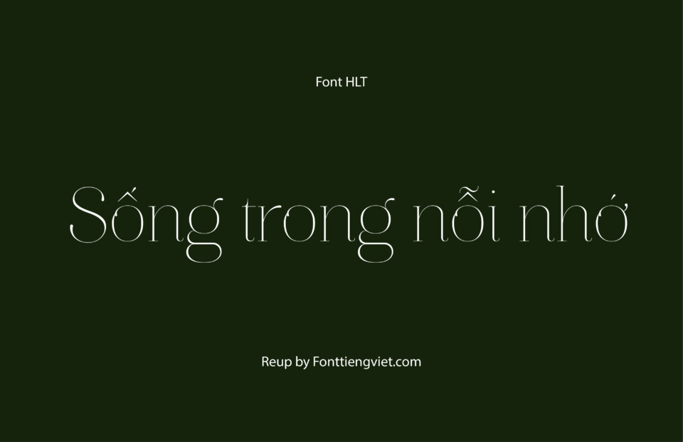 Font Việt hóa HLT Aire Light Pro