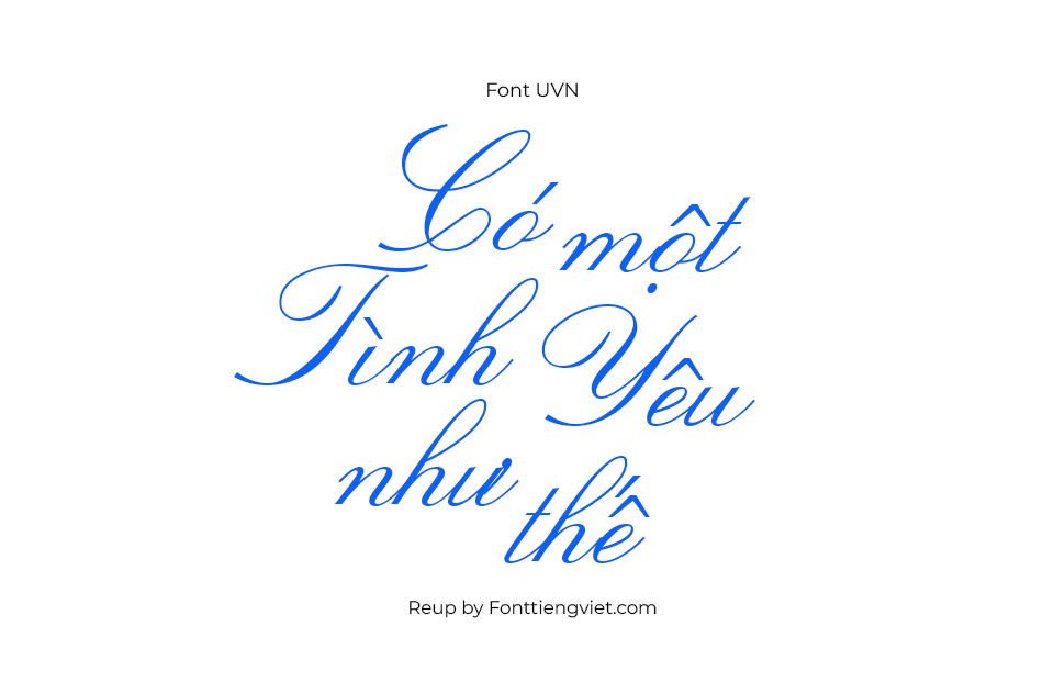 Font Việt Hóa UVN Hoa Tay