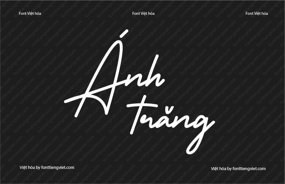 Font Việt hóa 1FTV VIP Tamakion Signature