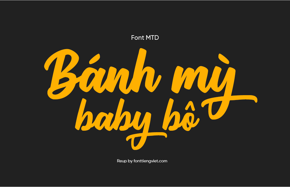 Font Việt hóa MTD Auto Quick