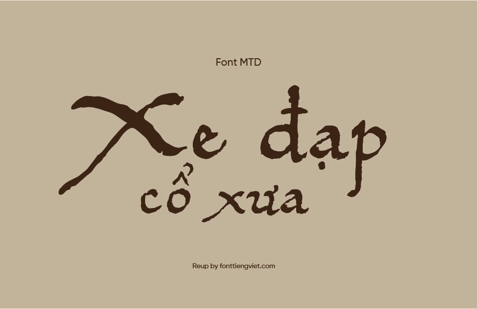 Font Việt hóa MTD Bell Martellus