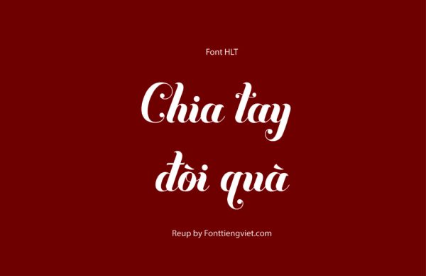 Font Việt hóa HLT Buttermilk