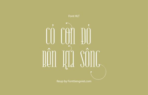 Font Việt hóa HLT Red Wagon Stylistic