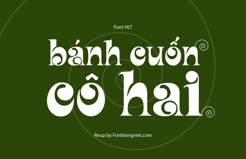 Font Việt hóa HLT Jojo 1 Font Việt hóa HLT Jojo