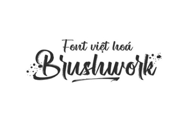 Font việt hoá MJ Brushwork – Brush