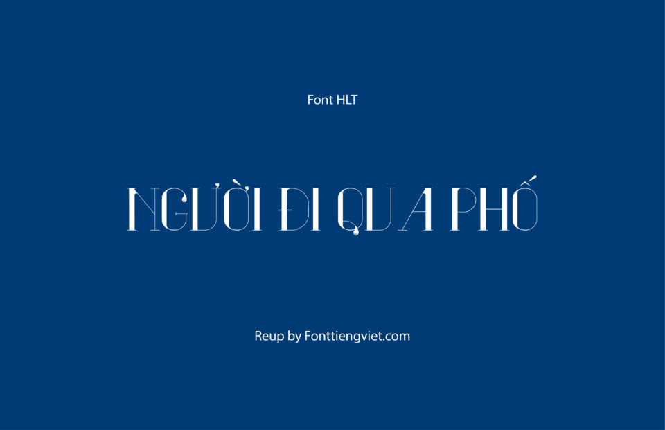 Font Việt hóa HLT Vindeco 1 Font Việt hóa HLT Vindeco