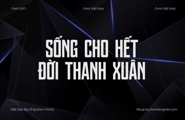 Font Việt hóa SVN Justice League