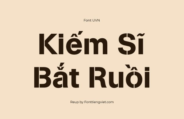 Font Việt Hóa SFU AGBuchStencilBQ
