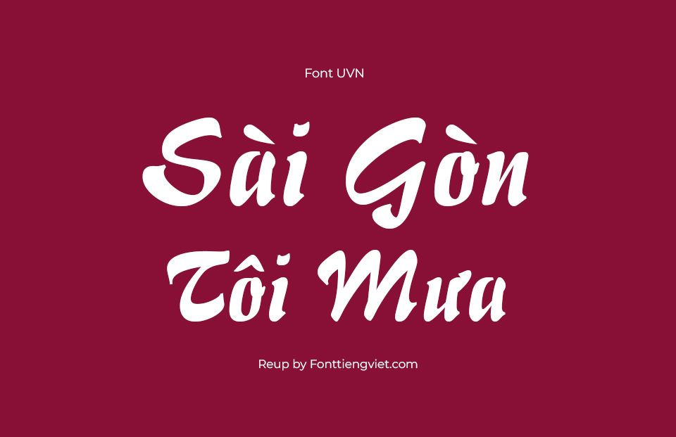 Font Việt Hóa UVN Bui Doi 1 Font Việt Hóa UVN Bui Doi