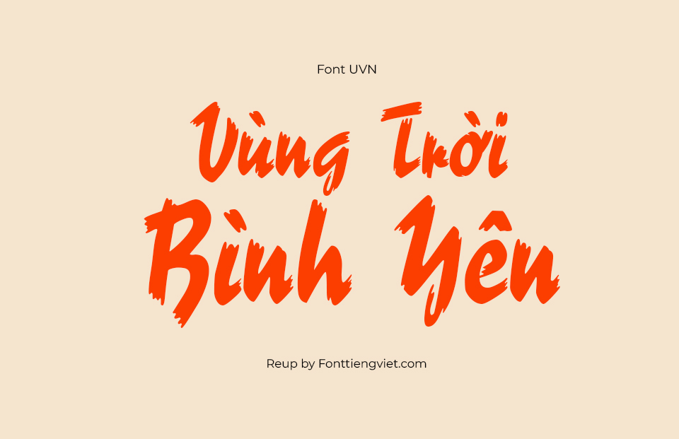 Font Việt Hóa UVN But Long 2 1 Font Việt Hóa UVN But Long 2