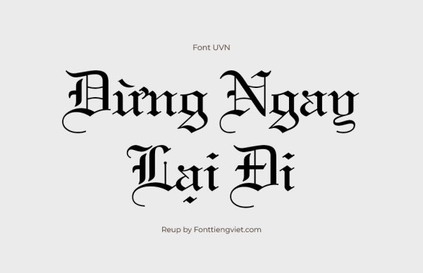 Font Việt Hóa UVN Dam Cuoi
