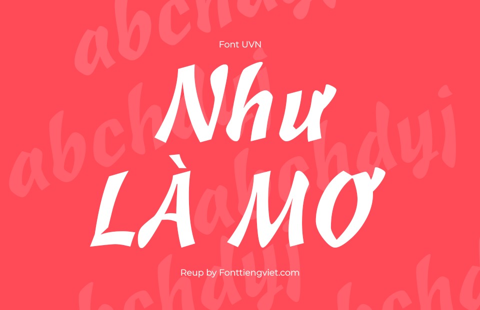 Font Việt Hóa UVN Mang Tre 1 Font Việt Hóa UVN Mang Tre
