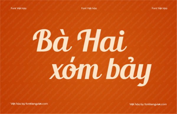 Font Việt hóa 1FTV Blenda Script
