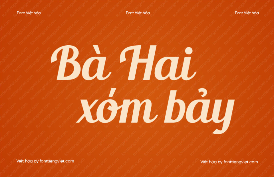 Font Việt hóa 1FTV Blenda Script 1 Font Việt hóa 1FTV Blenda Script
