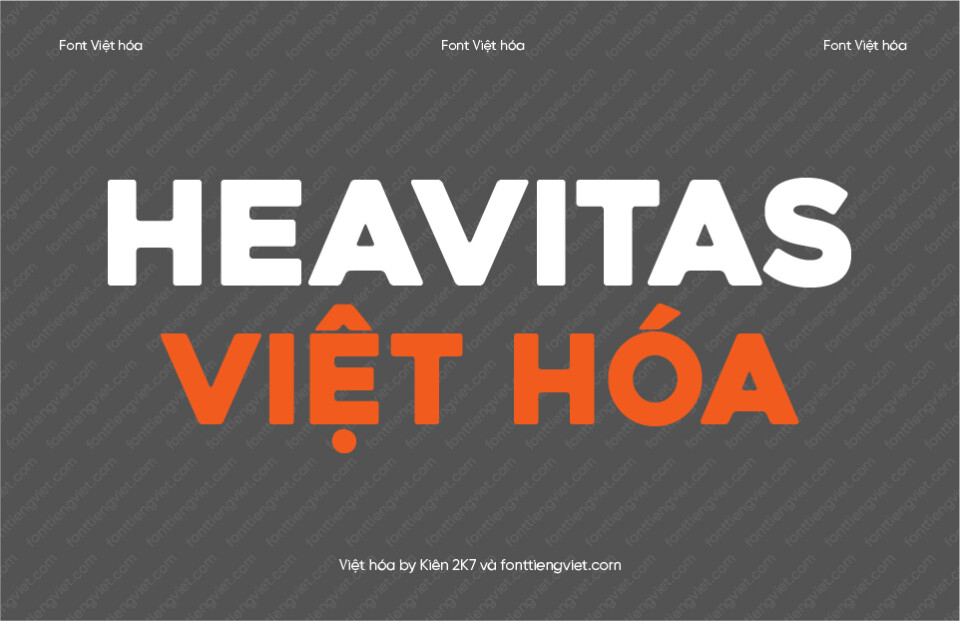 Font Việt hóa 1FTV Heavitas 1 Font Việt hóa 1FTV Heavitas