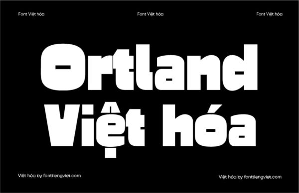 Font Việt hóa 1FTV Ortland
