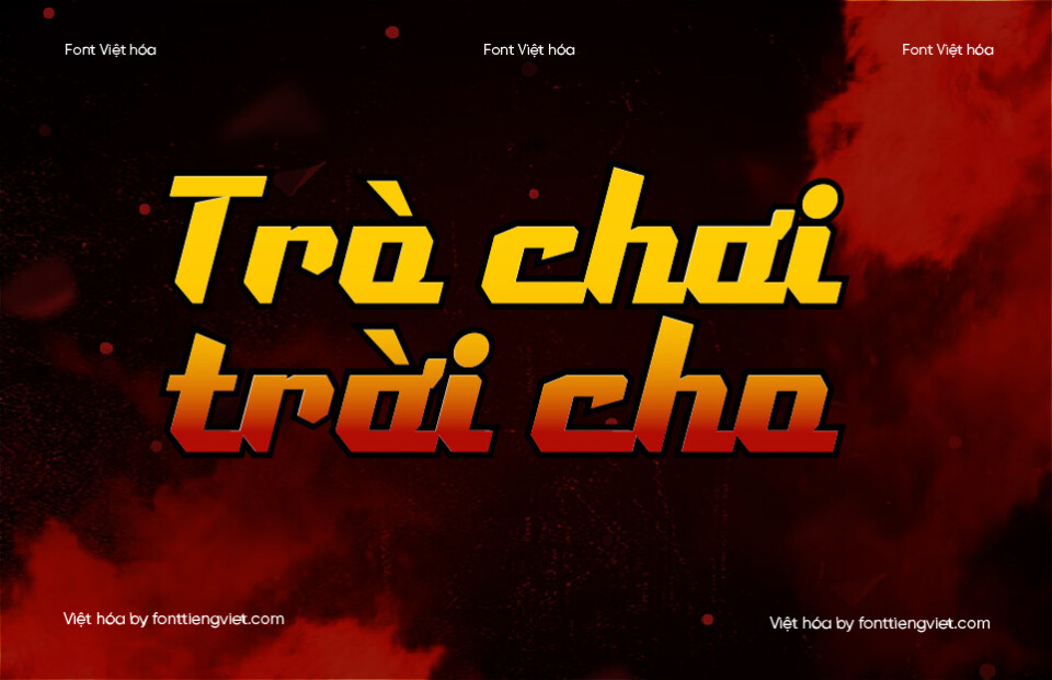 Font Việt hóa 1FTV Racing Games 1 Font Việt hóa 1FTV Racing Games