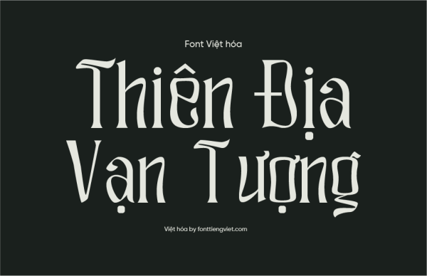 Font Việt hóa 1FTV Raghlick