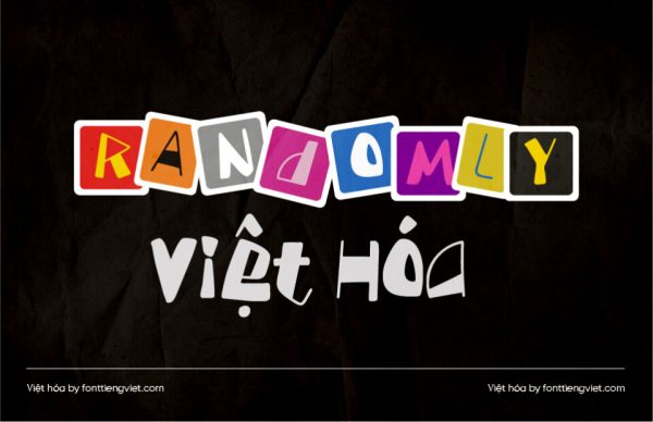 Font Việt hóa 1FTV Randomly Regular