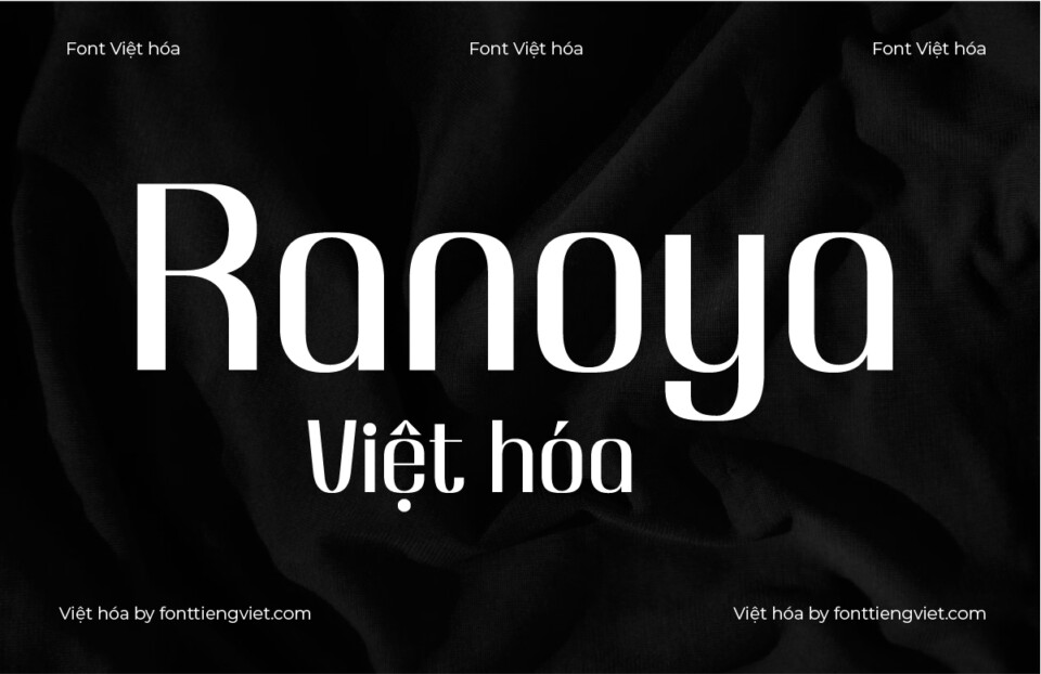 Font Việt hóa 1FTV Ranoya 1 Font Việt hóa 1FTV Ranoya