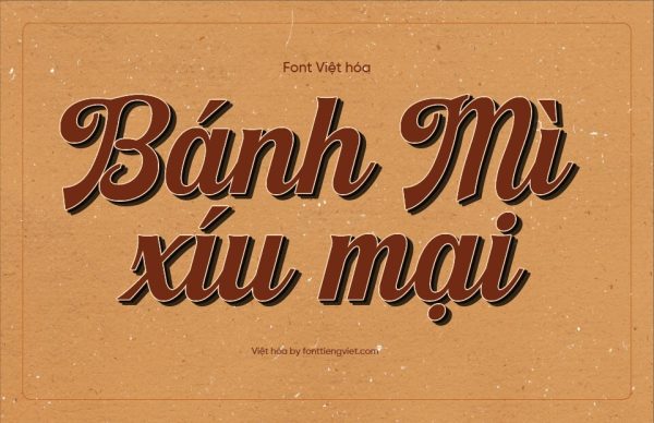 Font Việt hóa 1FTV VIP Ampher