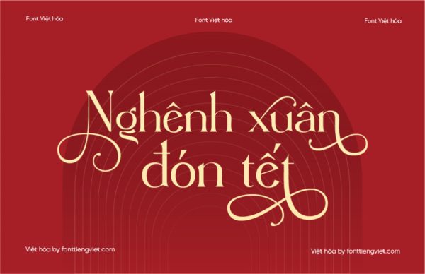 Font Việt hóa 1FTV VIP Angrela Display – Tết