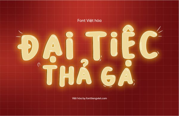 Font Việt hóa 1FTV VIP Bakso Sapi