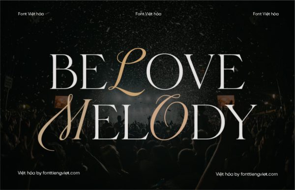 Font Việt hóa 1FTV VIP Belove Melody