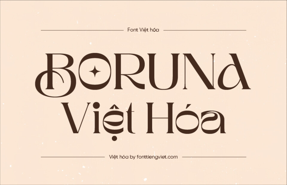 Font Việt hóa 1FTV VIP Boruna 1 Font Việt hóa 1FTV VIP Boruna