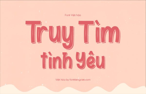 Font Việt hóa 1FTV VIP Bubble Love – Font cho Valentine