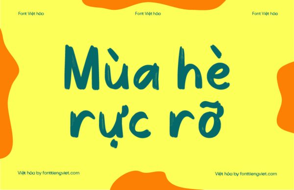 Font Việt hóa 1FTV VIP Cheerful Summer – Brush