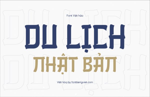 Font Việt hóa 1FTV VIP Chinese Shangai