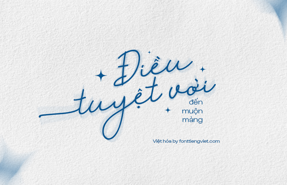 Font Việt hóa 1FTV VIP Diaseli Signature