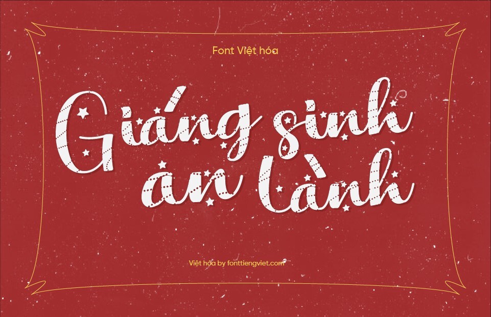 Font Việt hóa 1FTV VIP For Christmas – Giáng sinh 1 Font Việt hóa 1FTV VIP For Christmas – Giáng sinh