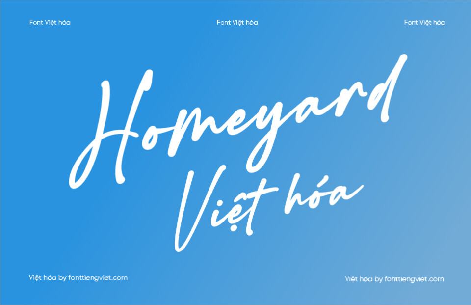 Font Việt hóa 1FTV VIP Homeyard