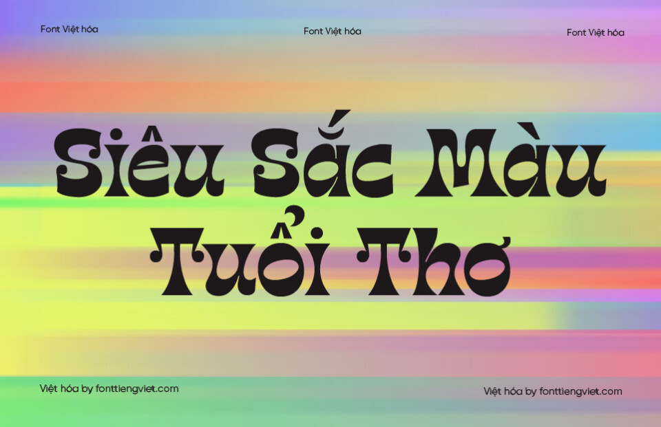 Font Việt hóa 1FTV VIP Nostalgic Serenade 1 Font Việt hóa 1FTV VIP Nostalgic Serenade