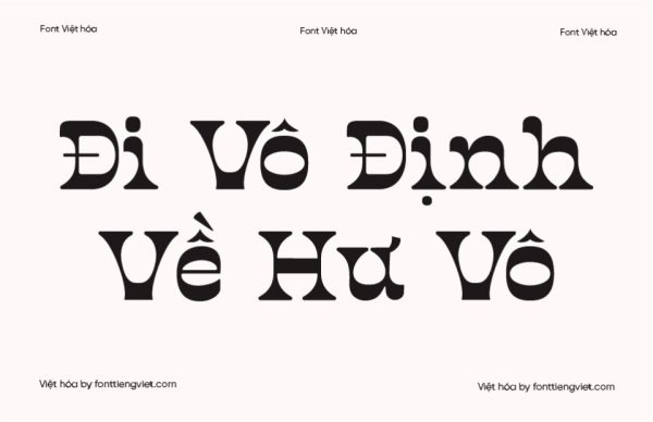 Font Việt hóa 1FTV VIP Stata Mater