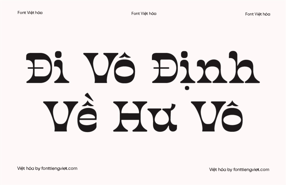 Font Việt hóa 1FTV VIP Stata Mater 1 Font Việt hóa 1FTV VIP Stata Mater