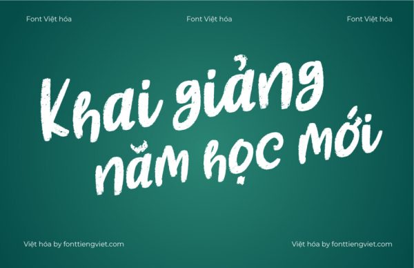 Font Việt hóa 1FTV VIP Yearbook – Phấn