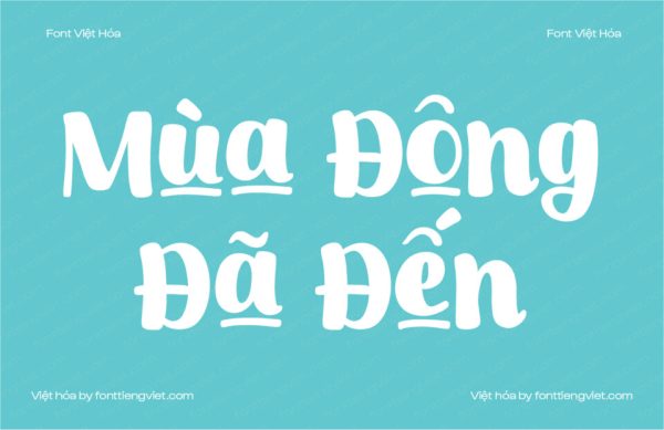 Font Việt hóa 1FTV Winter Half