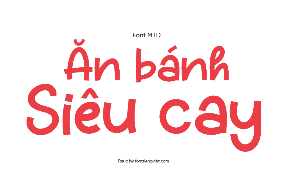 Font Việt hóa MTD Cheese Sauce 1 Font Việt hóa MTD Cheese Sauce