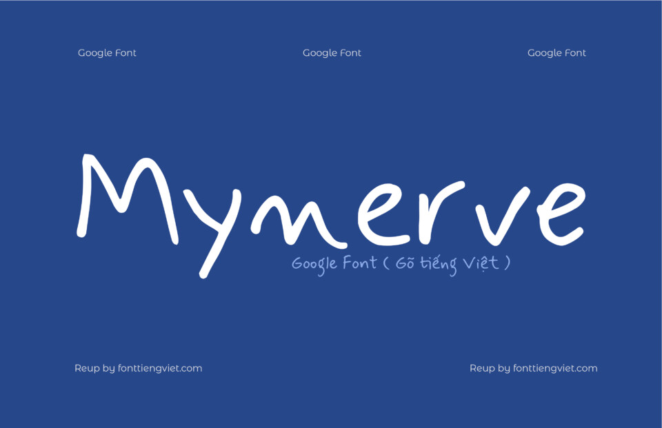 Font Việt hóa Mynerve ( Font tiếng Việt ) 1 Font Việt hóa Mynerve ( Font tiếng Việt )