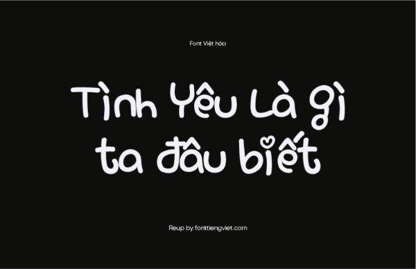 Font Việt hóa Rix Love Fool – RixLoveFool – Font cho Valentine